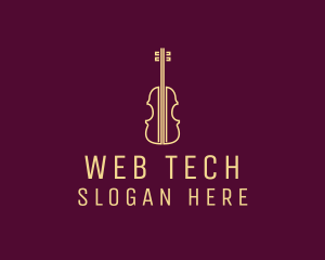 Classical Violin Music logo design