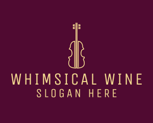 Classical Violin Music logo design