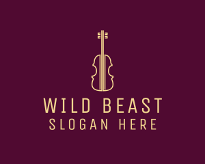 Classical Violin Music logo design