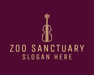 Classical Violin Music logo design