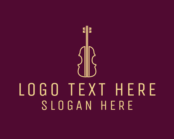 Violin logo example 2