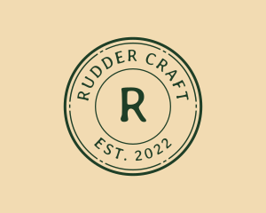 Hipster Retro Badge logo design