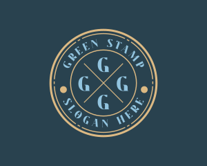 Hipster Fashion Boutique Stamp logo design