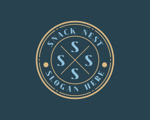 Hipster Fashion Boutique Stamp logo design