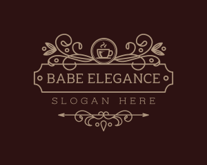 Elegant Coffee Cafe logo design