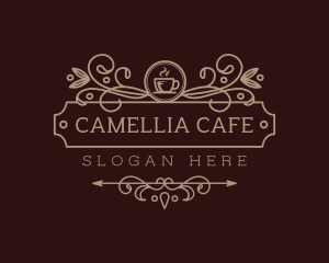 Elegant Coffee Cafe logo design