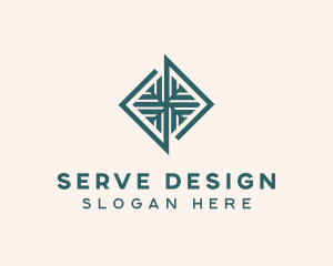 Interior Design Tiles logo design