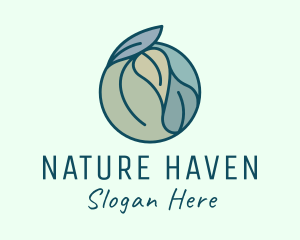 Nature Leaf Foliage logo design