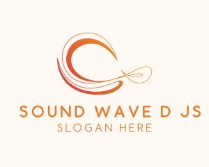 Gradient Abstract Waves logo design