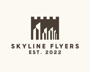 City Skyscraper Fort logo design