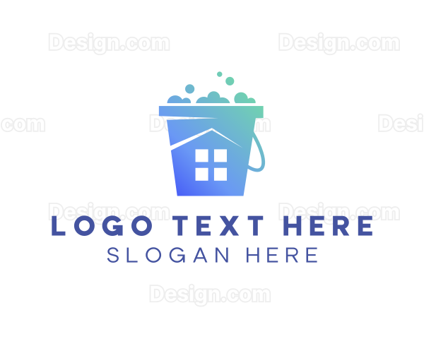 Cleaning House Bucket Logo