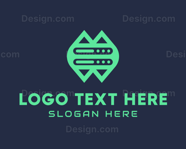 Abstract Leaf Pattern Logo