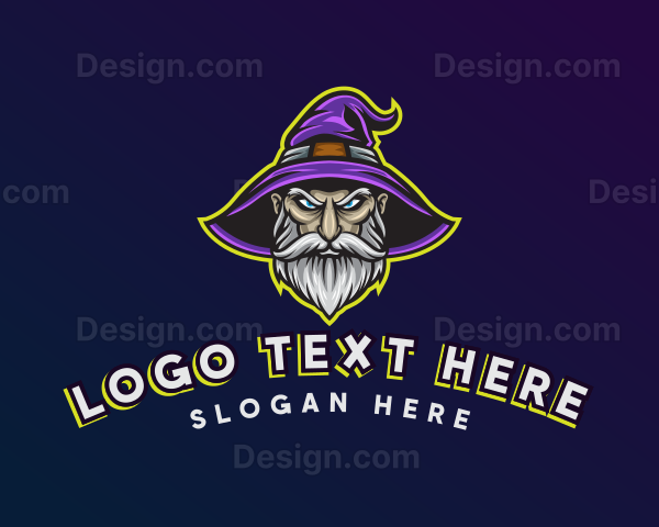 Gaming Wizard Warlock Logo