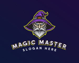 Gaming Wizard Warlock logo design