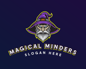 Gaming Wizard Warlock logo design