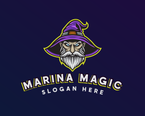 Gaming Wizard Warlock logo design