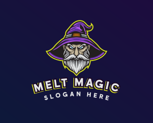 Gaming Wizard Warlock logo design