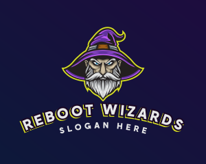 Gaming Wizard Warlock logo design