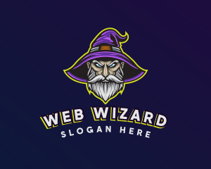 Gaming Wizard Warlock logo design