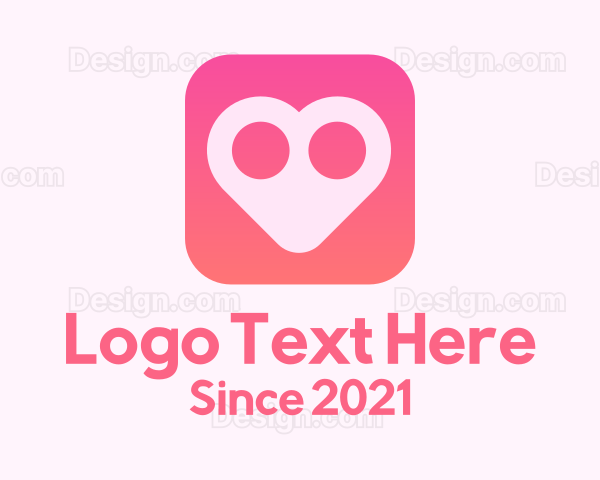 Heart Dating App Logo