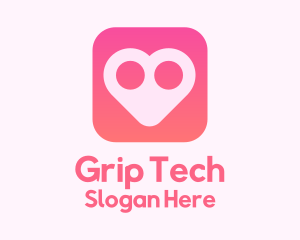 Heart Dating App Logo