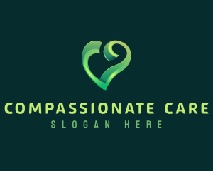 Heart Love Care logo design