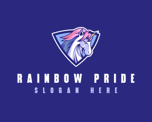 Unicorn Gaming Pride logo design