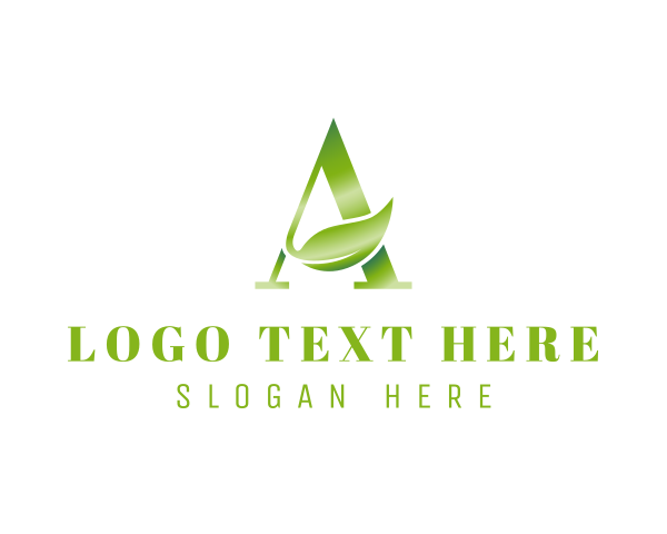 Natural Serif Letter A logo