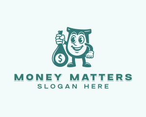 Dollar Money Bag logo design