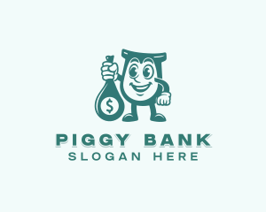 Dollar Money Bag logo design