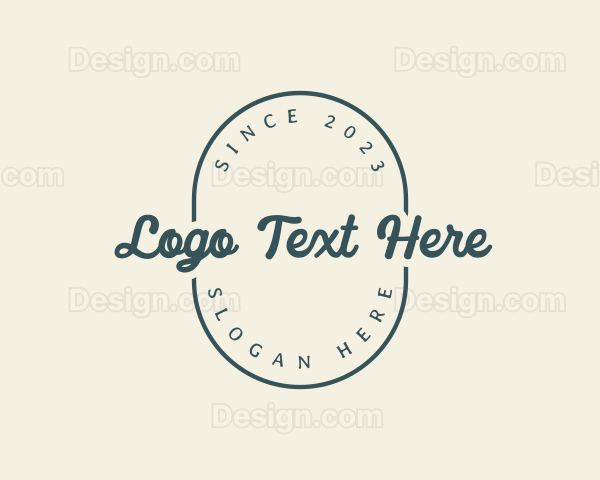 Cursive Startup Business Logo