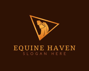 Luxury Horse  Equine logo design