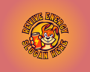 Rabbit Energy Drink logo design