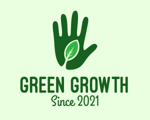 Green Hand Gardening logo design