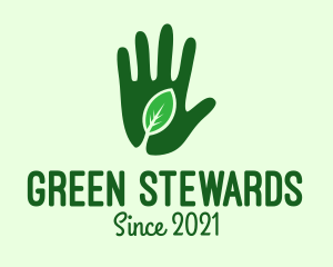 Green Hand Gardening logo design