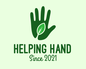 Green Hand Gardening logo design