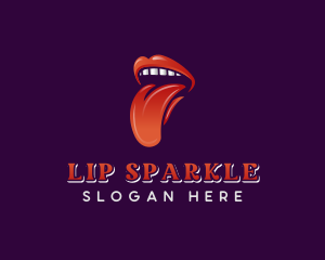 Sexy Tongue Stripper logo design