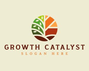 Arborist Tree Garden logo design