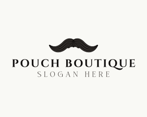 Gentleman Moustache Hair logo design