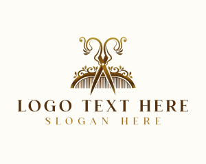 Luxury Comb Scissors logo