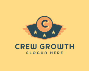Retro Star Wings Business logo