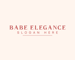 Elegant Cosmetics Company logo design