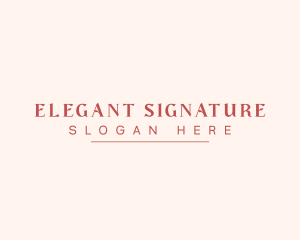 Elegant Cosmetics Company logo design