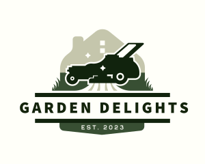 Lawn Mower Home Care logo design