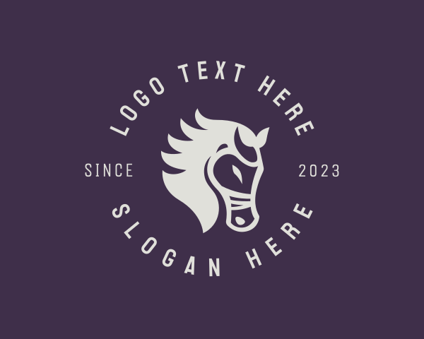 Equestrian logo example 1