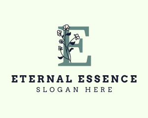 Spring Letter E logo design