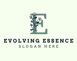 Spring Letter E logo design