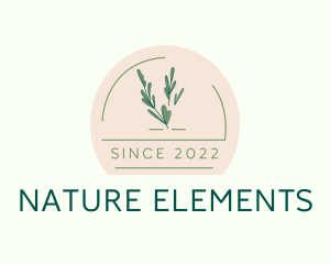 Natural Herb Badge logo design