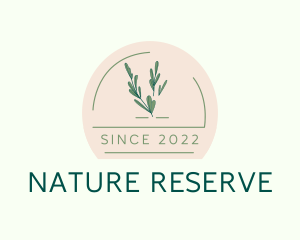 Natural Herb Badge logo design