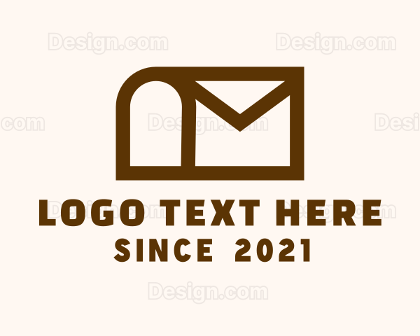 Brown Mailbox Envelope Logo